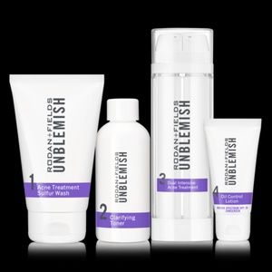 NWT Rodan+Fields Unblemish 4 piece set
